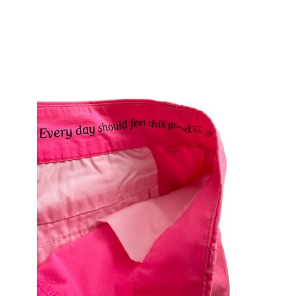 VINEYARD VINES Neon Pink Cotton Blend Shorts Size 2 - Picture 5 of 7